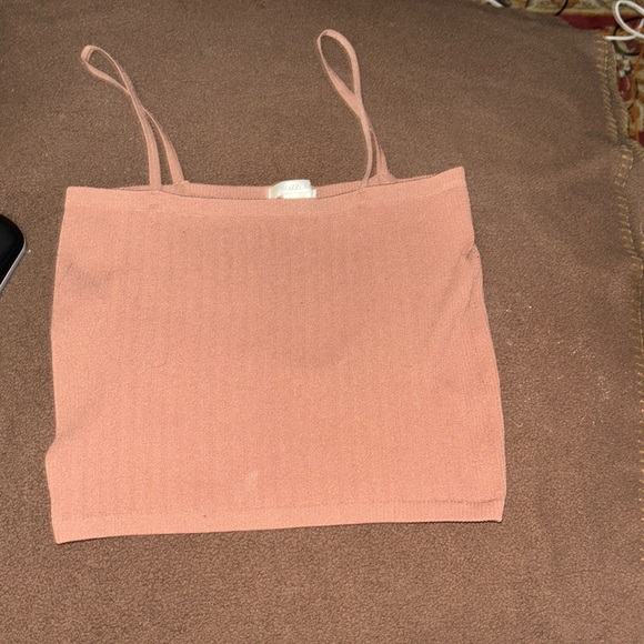 Bozzolo brown cropped sweater tank top size medium/large. Worn once - Picture 1 of 3